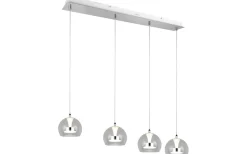 Flynt Takpendel LED 4-delad krom