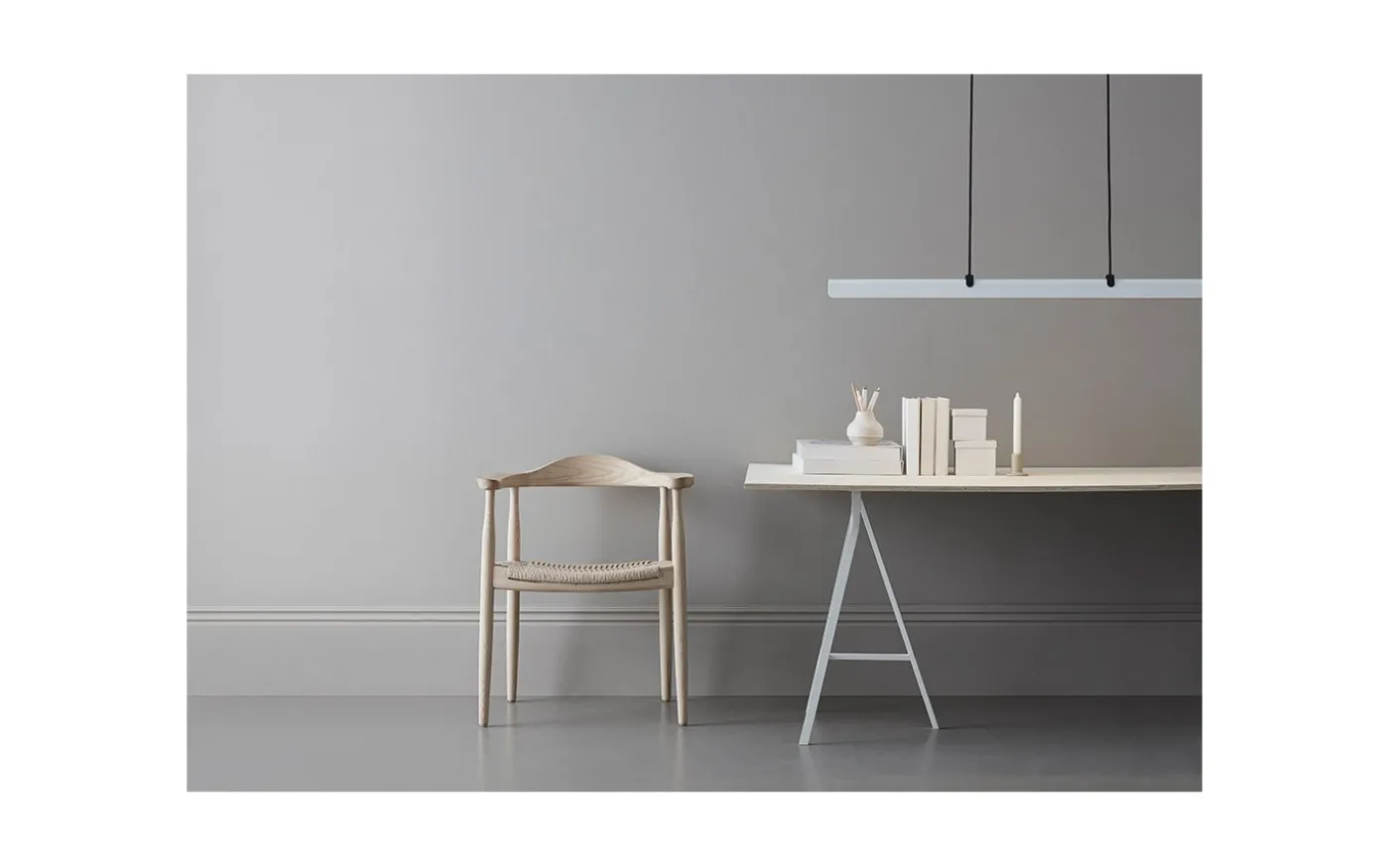 Fold Taklampa 118cm LED 2700K 2435lm 23W Vit/Antracit