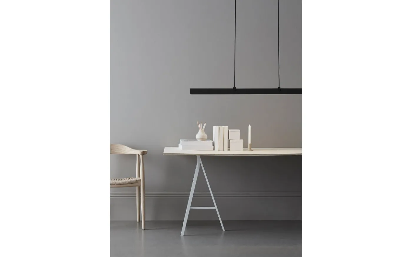 Fold Taklampa 118cm LED 2700K 2435lm 23W Svart