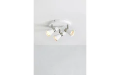 Folie Takspotlight 20,5cm Vit/Satin Nickel