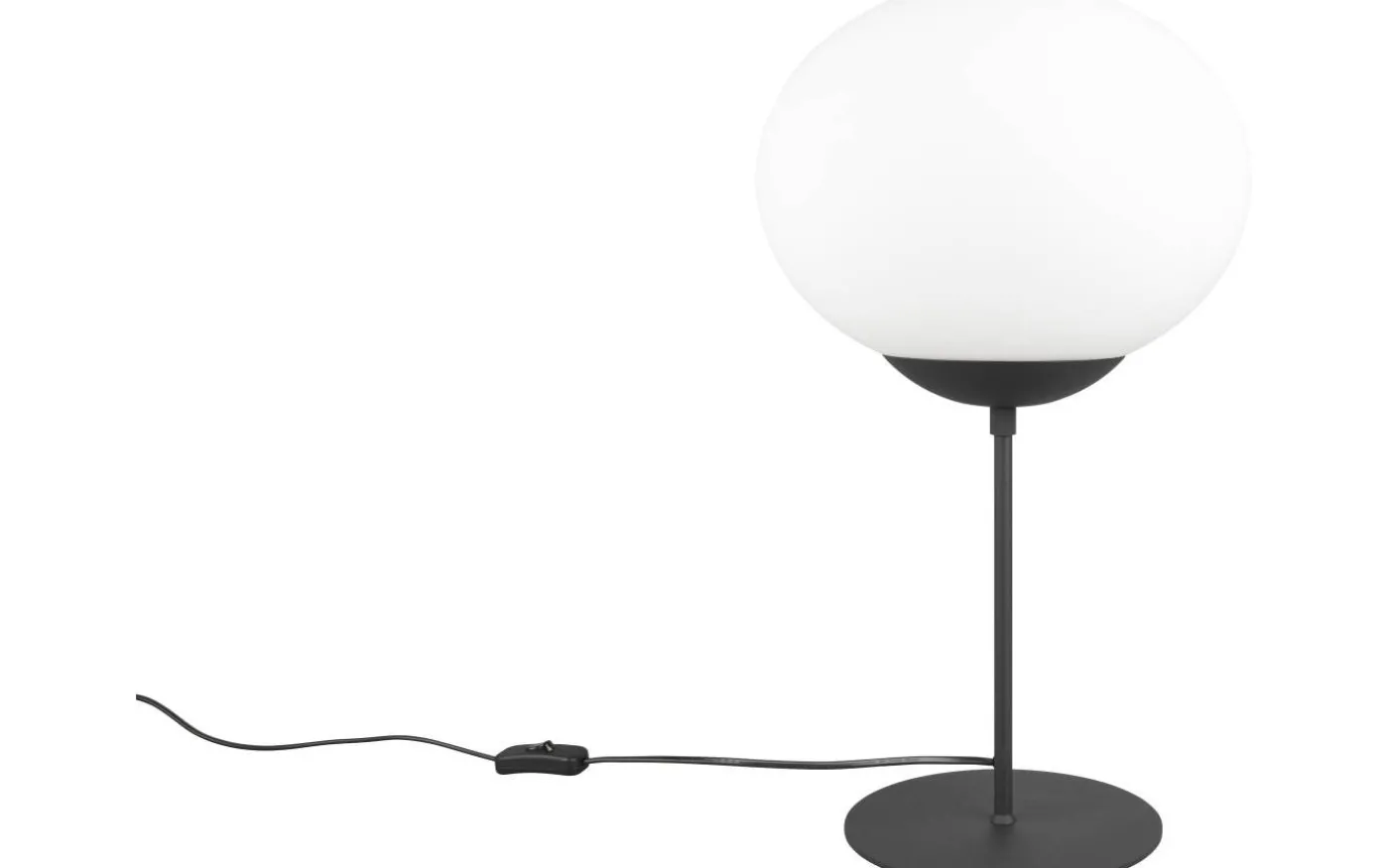 Fomento Bordslampa E27 matt svart/vit