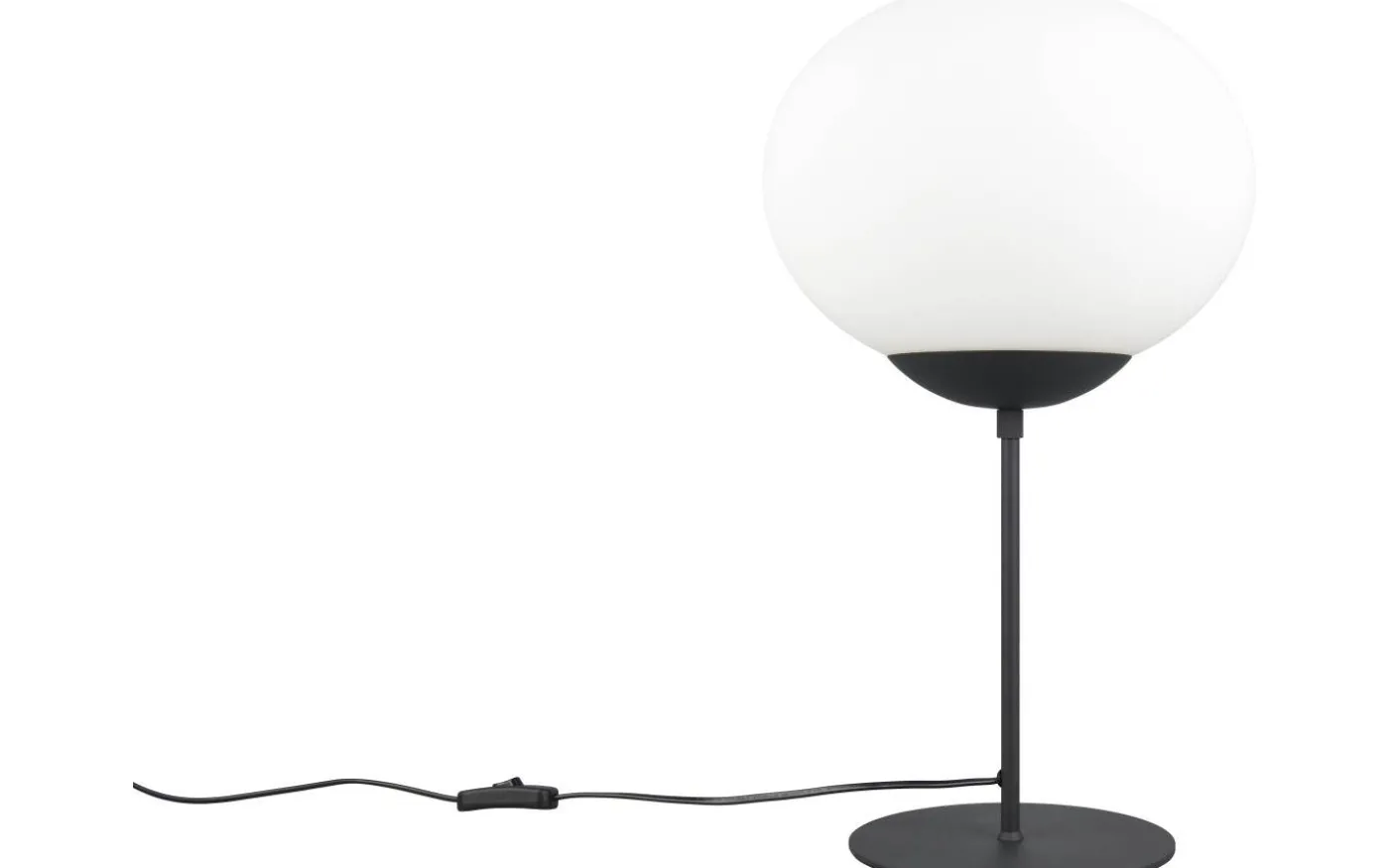 Fomento Bordslampa E27 matt svart/vit