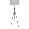 Fondachelli Golvlampa 152cm Svart/Grå