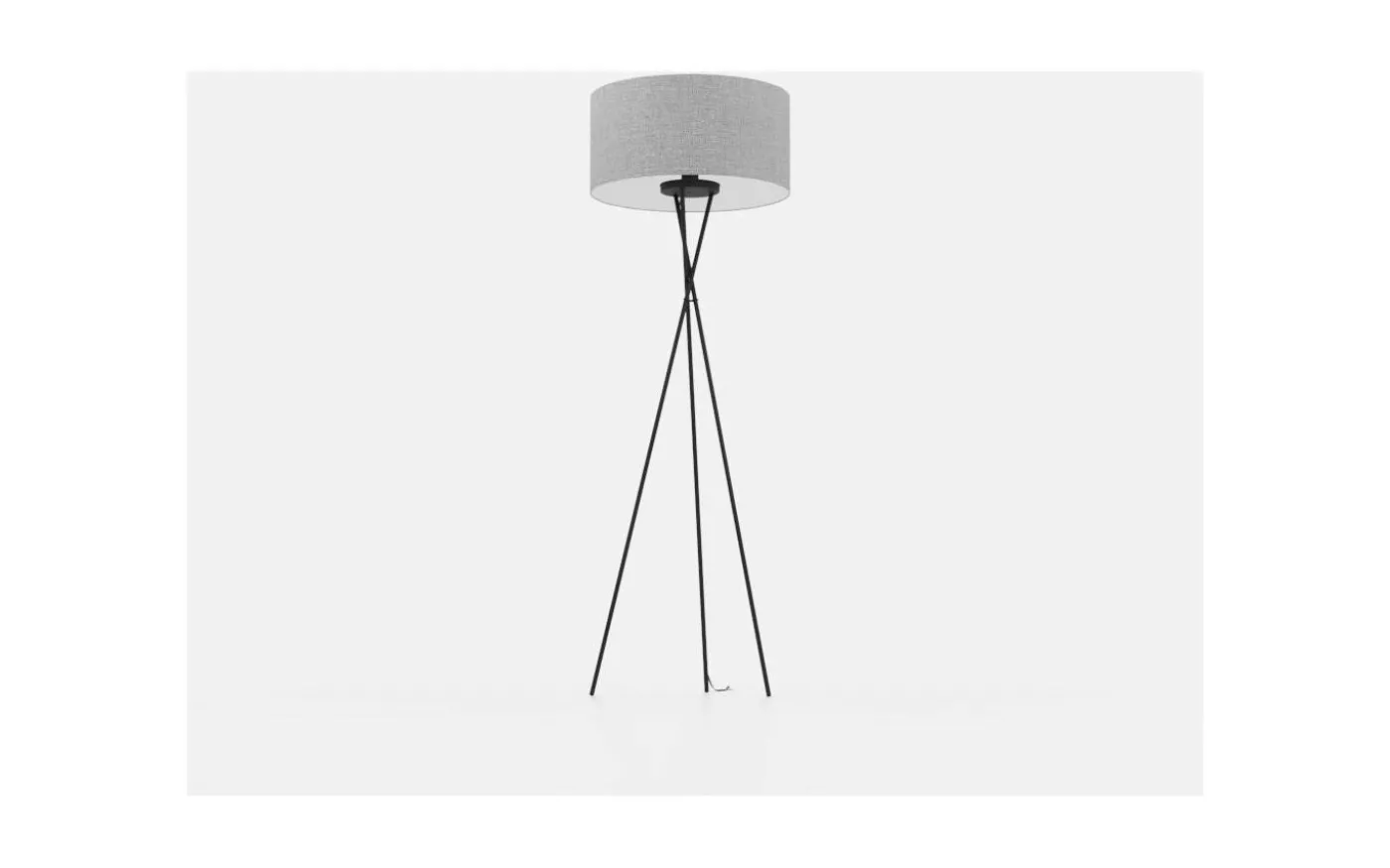 Fondachelli Golvlampa 152cm Svart/Grå