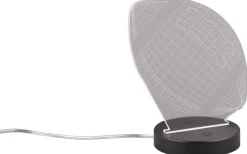 Football Bordslampa LED mattsvart RGBW