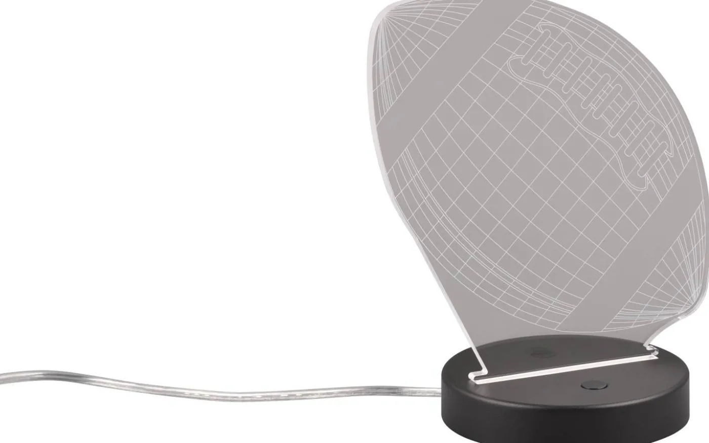 Football Bordslampa LED mattsvart RGBW