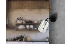 Forestburg Vägglampa Svart/Grå