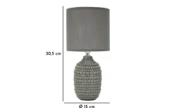Fortuna Bordslampa 30,5cm Grå