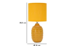 Fortuna Bordslampa 30,5cm Senapsgul
