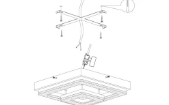 Fradelo Plafond 26cm LED 3000K 11,5W Krom