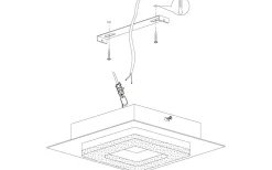 Fradelo Plafond 14cm LED 3000K 4W Svart