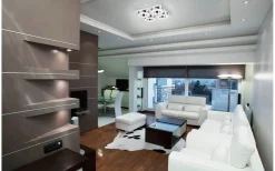 Fradelo Rund Plafond 28cm LED 3000K 14W Krom