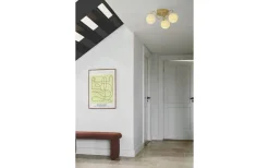 Franca Plafond 46cm Mässing