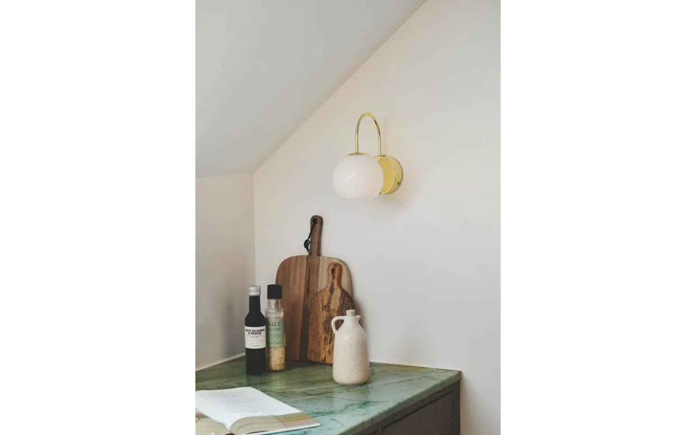 Franca Vägglampa Mässing