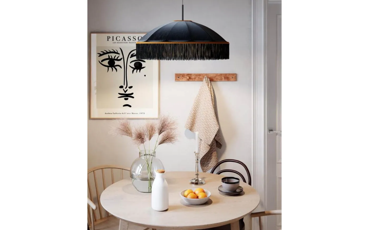 Francis Taklampa 60cm Svart