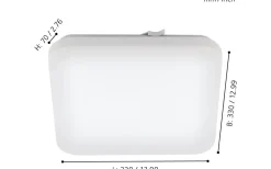 Frania Plafond 33cm LED 3000K 14,6W Vit IP44