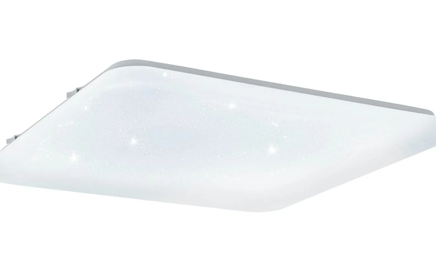 Frania Plafond 53cm LED 3000K 50W Kristalleffekt Vit
