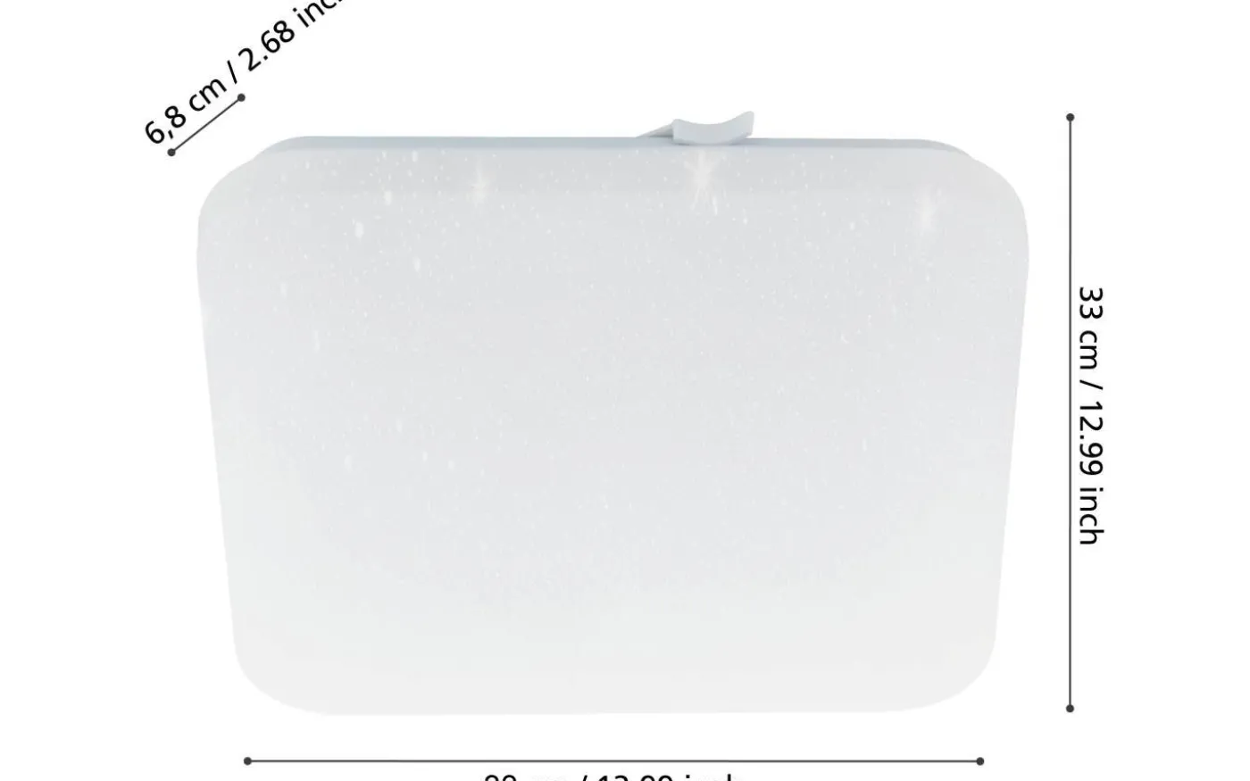 Frania-S Plafond 33cm LED 4000K 14,6W Vit IP44