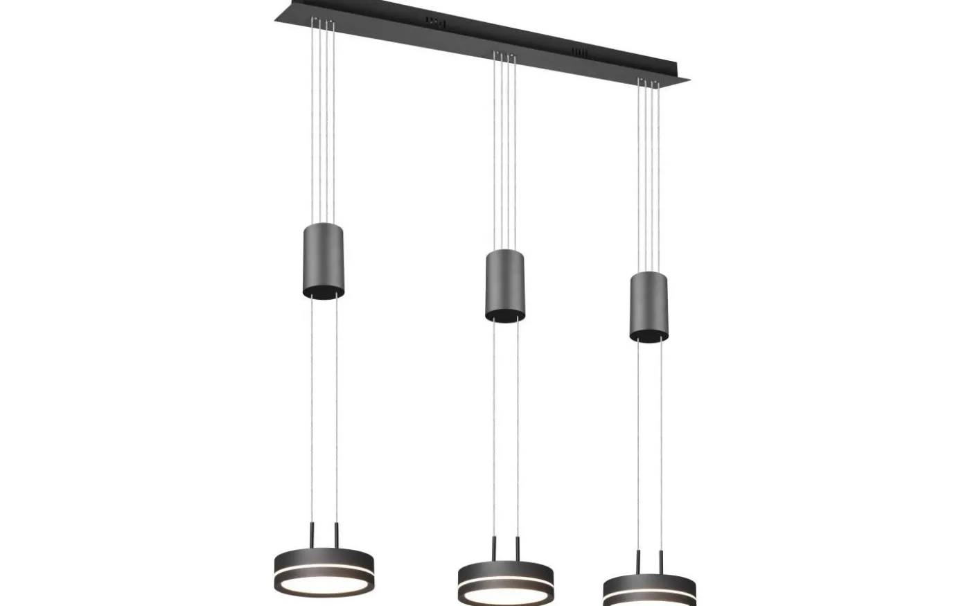 Franklin Takpendel LED 3-delad antracit