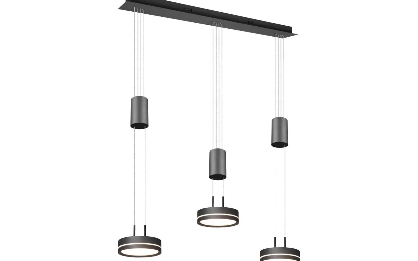 Franklin Takpendel LED 3-delad antracit