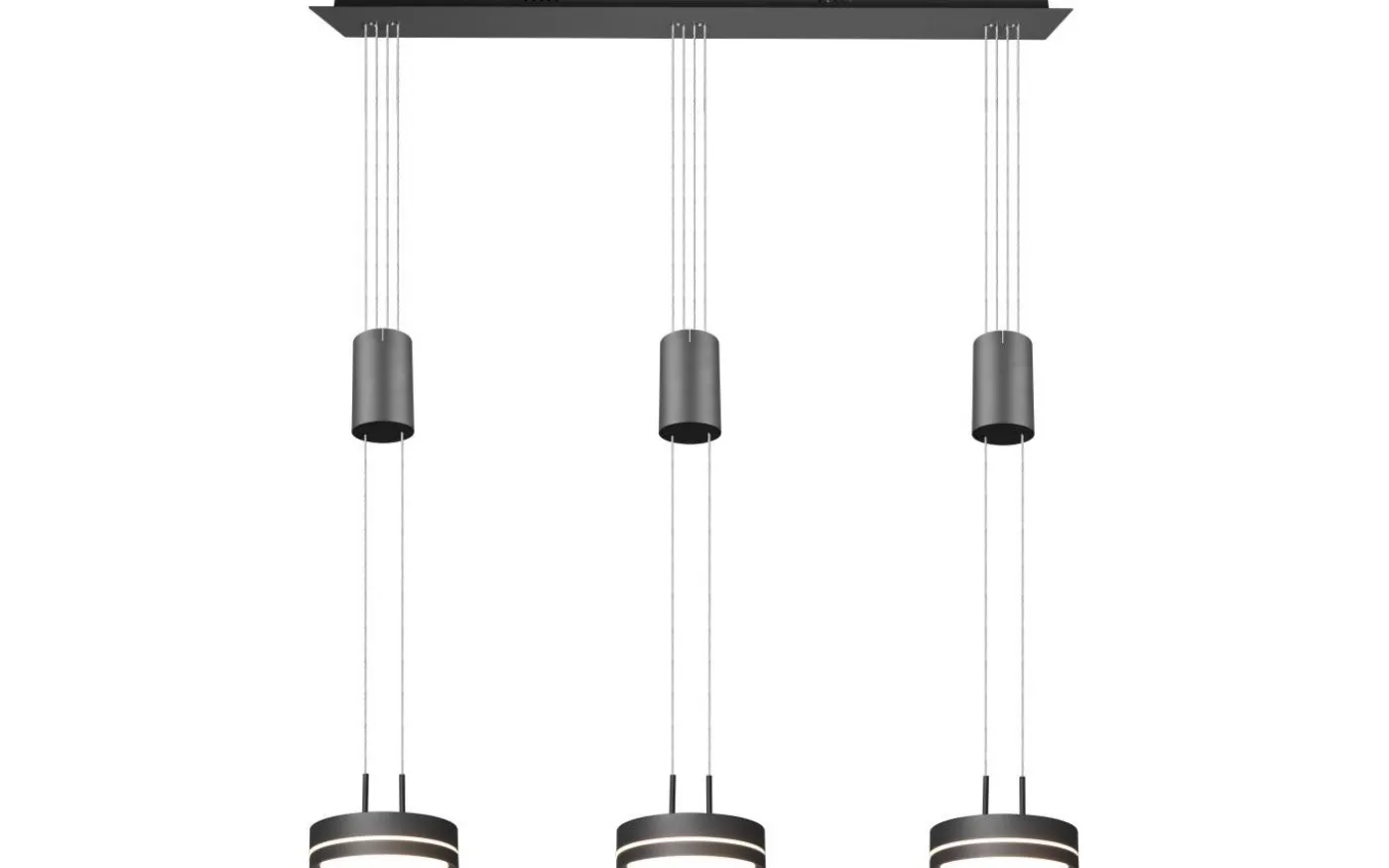 Franklin Takpendel LED 3-delad antracit