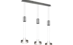 Franklin Takpendel LED 3-delad i borstat stål