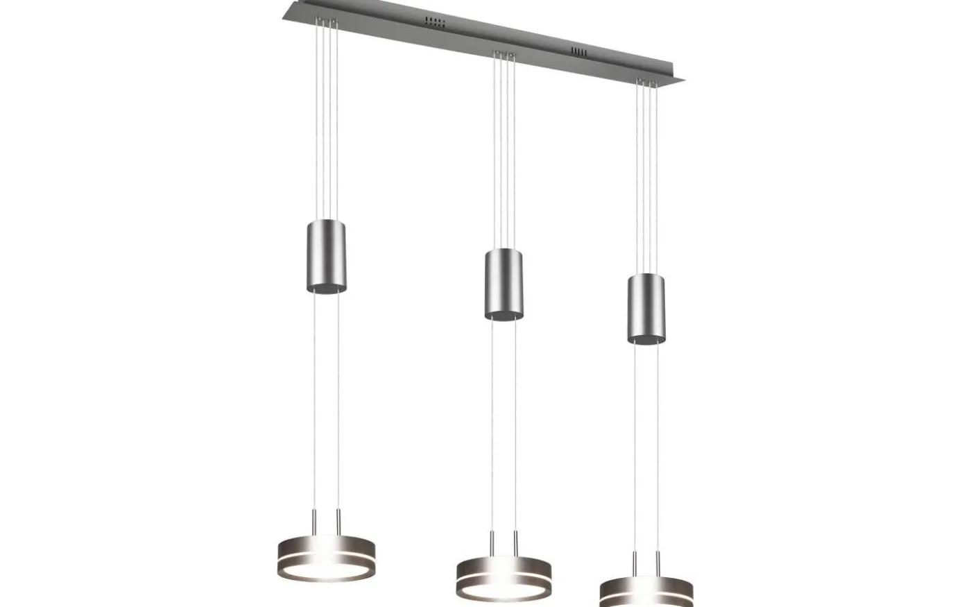 Franklin Takpendel LED 3-delad i borstat stål