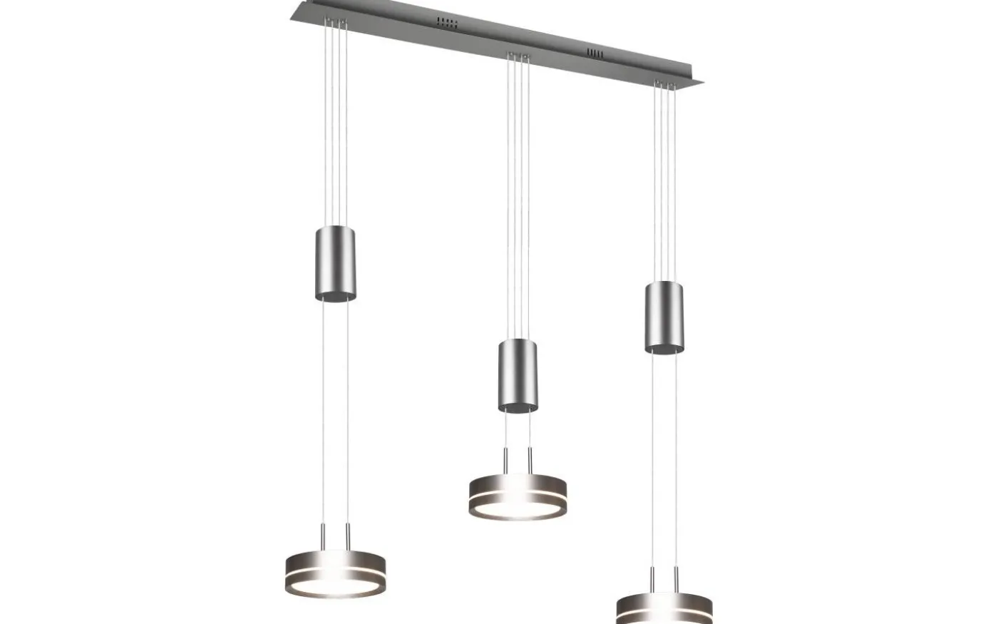 Franklin Takpendel LED 3-delad i borstat stål