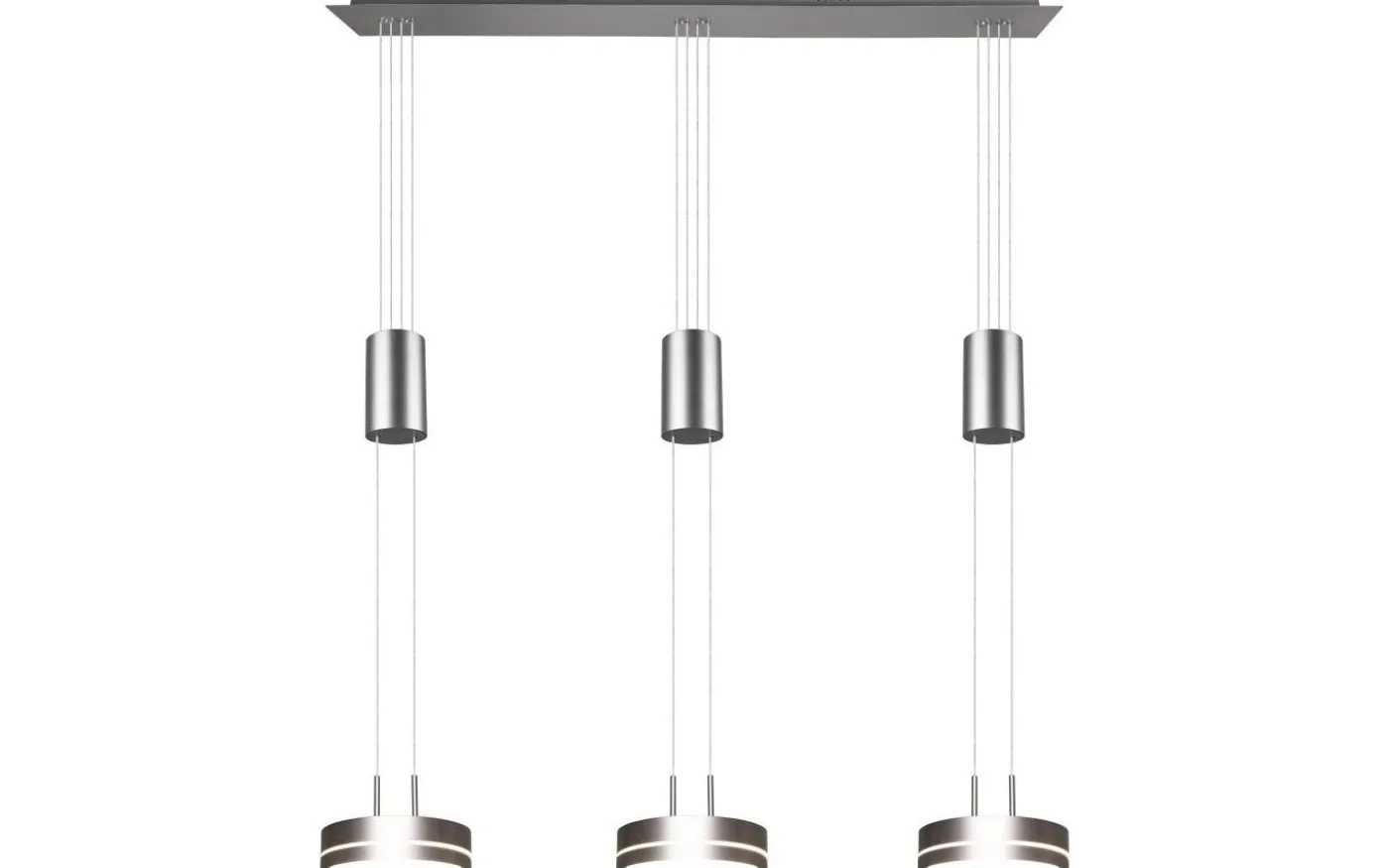 Franklin Takpendel LED 3-delad i borstat stål