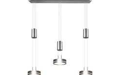 Franklin Takpendel LED 3-delad i borstat stål