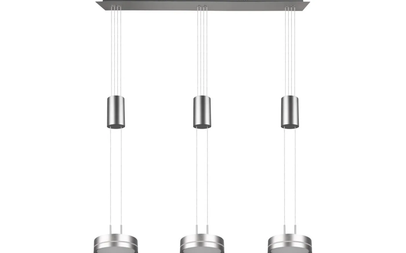 Franklin Takpendel LED 3-delad i borstat stål