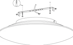 Frattina Plafond 43,5cm Eglo Connect LED 2700-6500K + RGB 27W Nickel