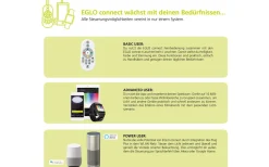 Frattina Plafond 43,5cm Eglo Connect LED 2700-6500K + RGB 27W Nickel