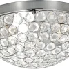 Freja Kristallplafond 40cm Krom