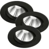 Fremont Spotlight 3-Pack LED 2700K 345lm 5,5W IP23 Svart