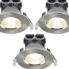 Fremont Spotlight 3-Pack LED 2700K 345lm 4,5W Borstad Stål IP65