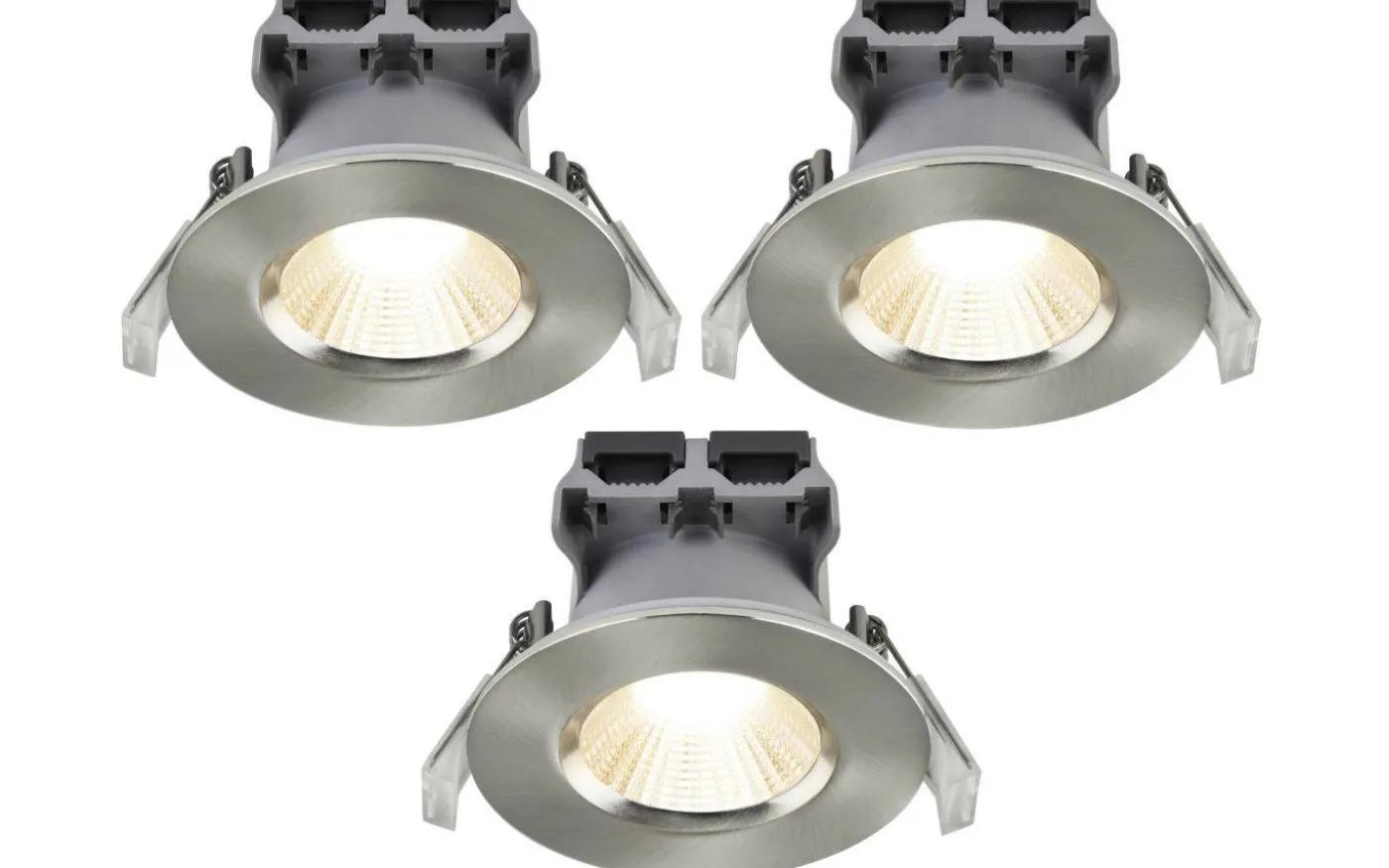 Fremont Spotlight 3-Pack LED 2700K 345lm 4,5W Borstad Stål IP65