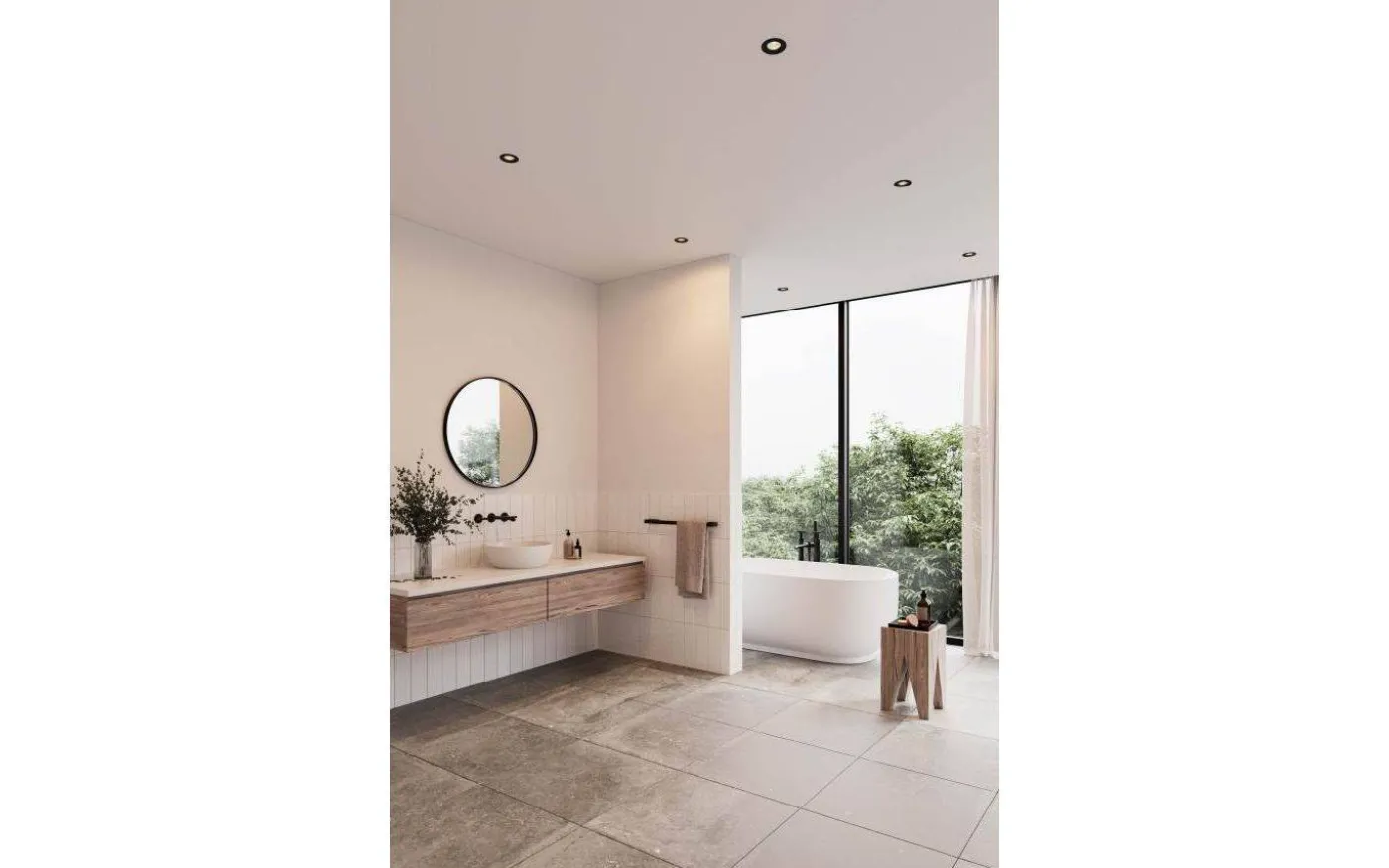 Fremont Spotlight 3-Pack LED 2700K 345lm 4,5W Svart IP65