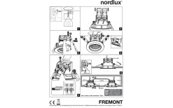 Fremont Spotlight 3-Pack LED 2700K 345lm 4,5W IP23 Borstad Stål