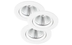 Fremont Spotlight 3-Pack LED 2700K 345lm 5,5W IP23 Vit