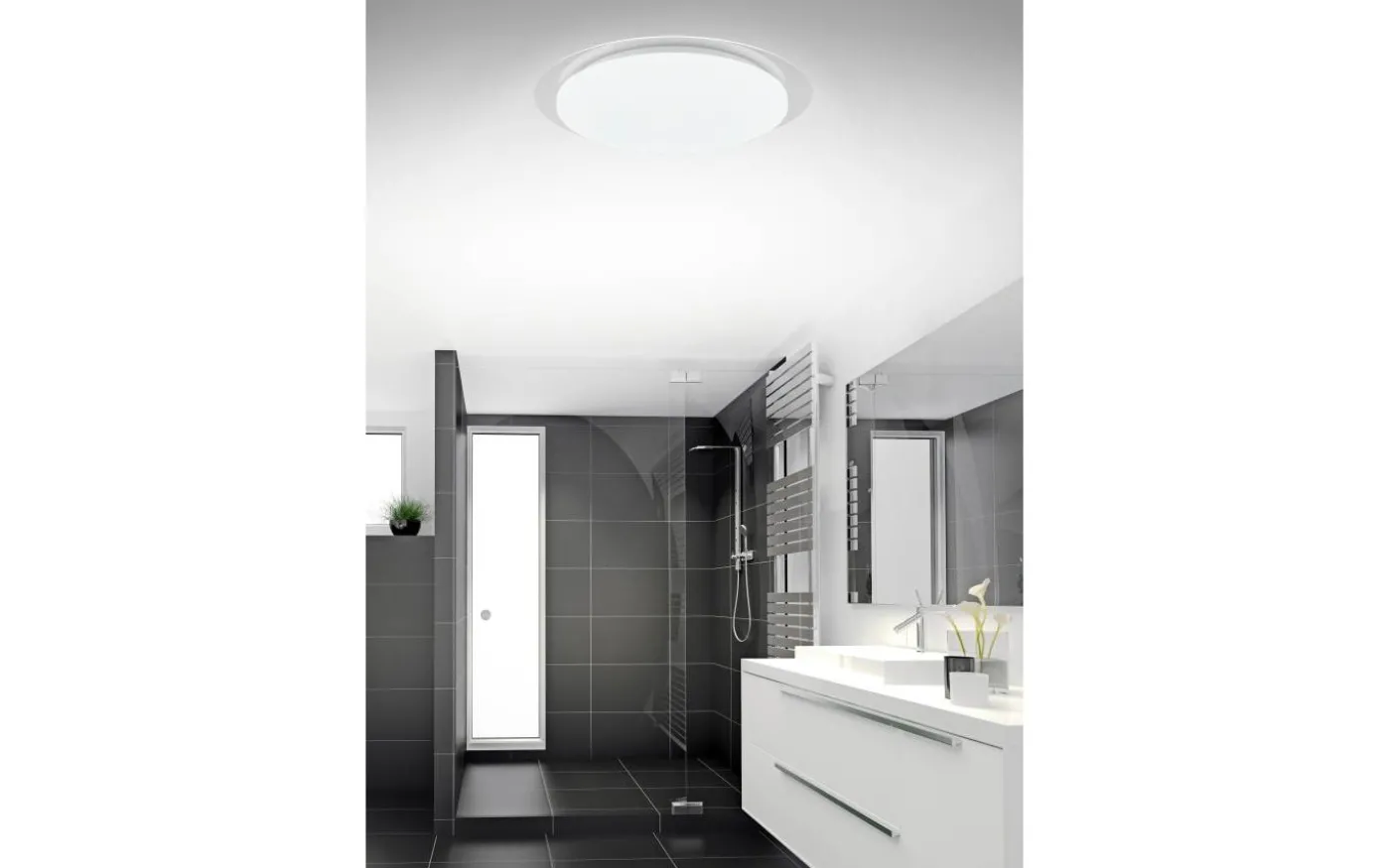 Frodeno H2O Plafond LED 48cm transparent RGBW IP44
