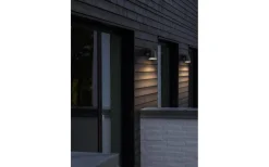 Front Single Vägglampa Svart IP44