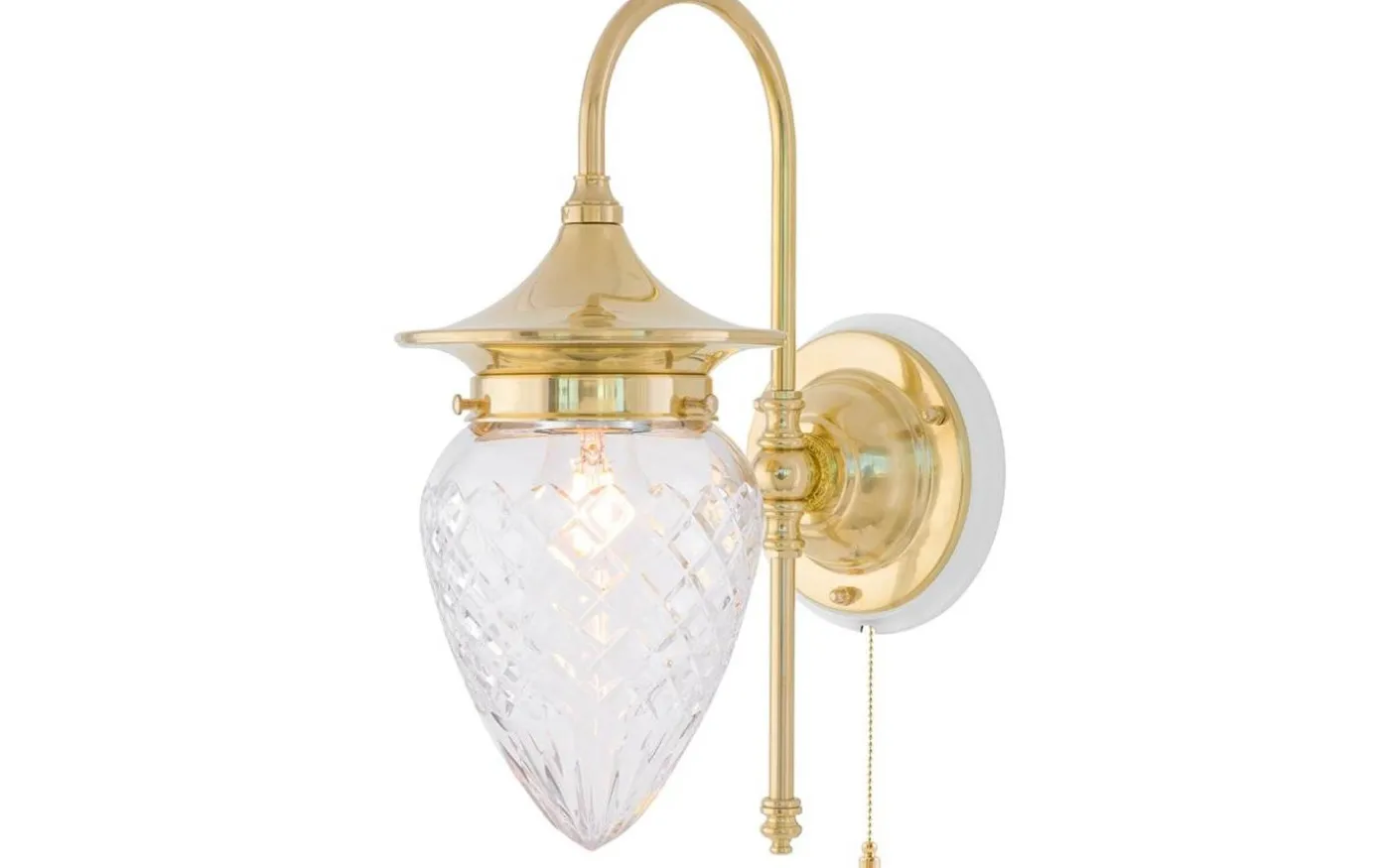 Fryxell - Mässing / Brytare / Vitt fäste