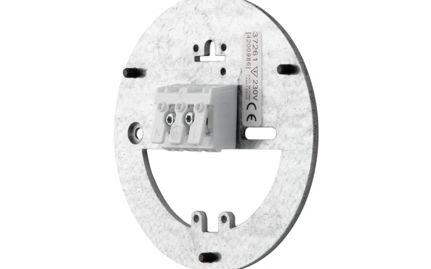 Fästplatta fast montage - För torra utrymmen (ip20)