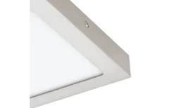 Fueva Plafond 22,5cm Eglo Connect LED 2700-6500K + RGB 15,6W Nickel