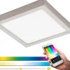 Fueva Plafond 30cm Eglo Connect LED 2700-6500K + RGB 21W Nickel