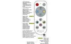 Fueva Plafond 30cm LED 2700-6500K 20W med Fjärrkontroll Vit
