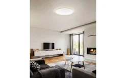 Fueva Plafond 30cm LED 2700-6500K 12W med Fjärrkontroll Kristall Vit IP44