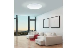 Fueva Plafond 30cm LED 2700-6500K 12W med Fjärrkontroll Kristall Vit IP44