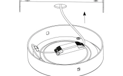 Fueva Plafond Rund 40cm LED 3000K 22W Vit